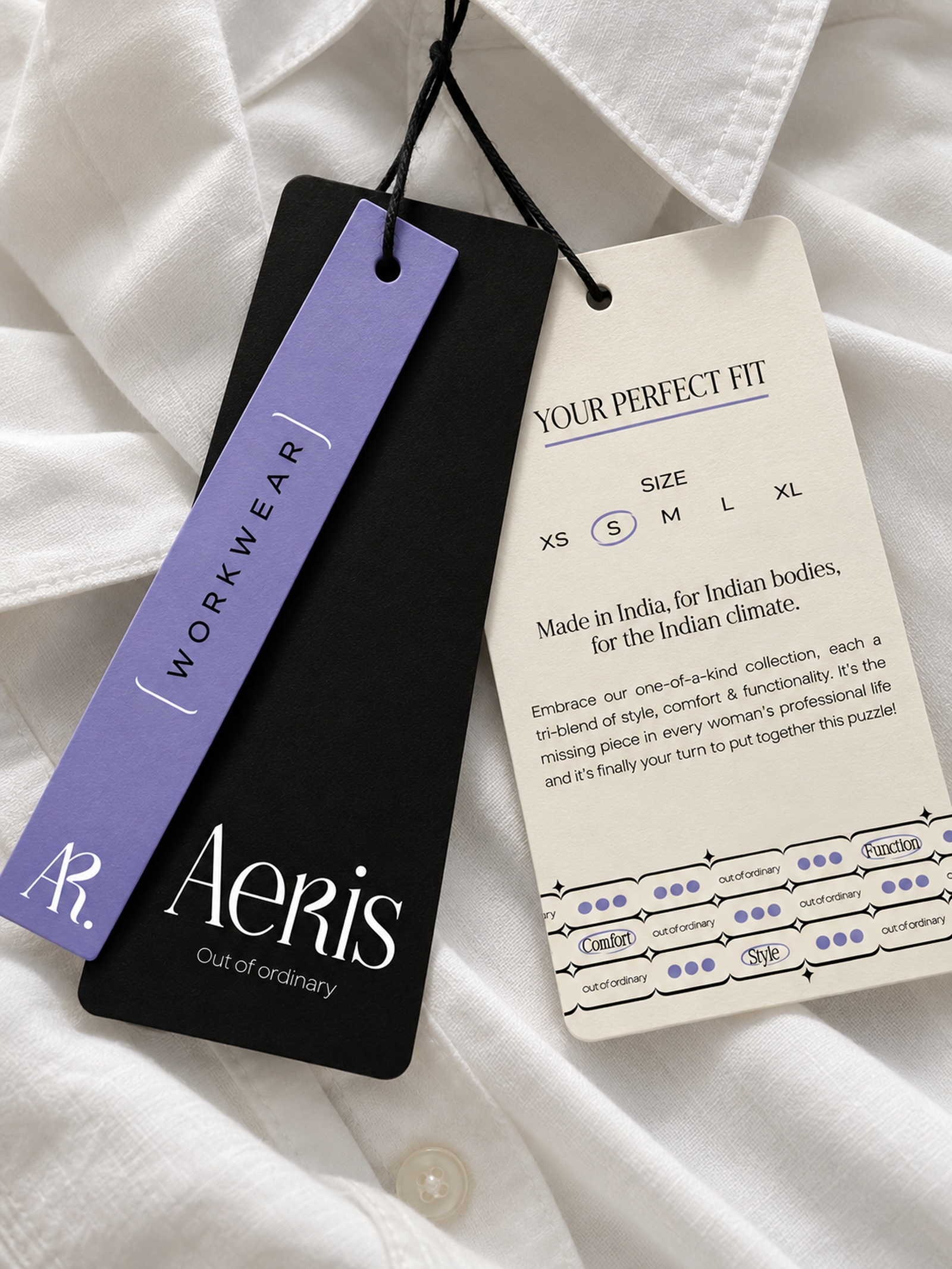 Luxury Workwear Tags On White Shirt 1