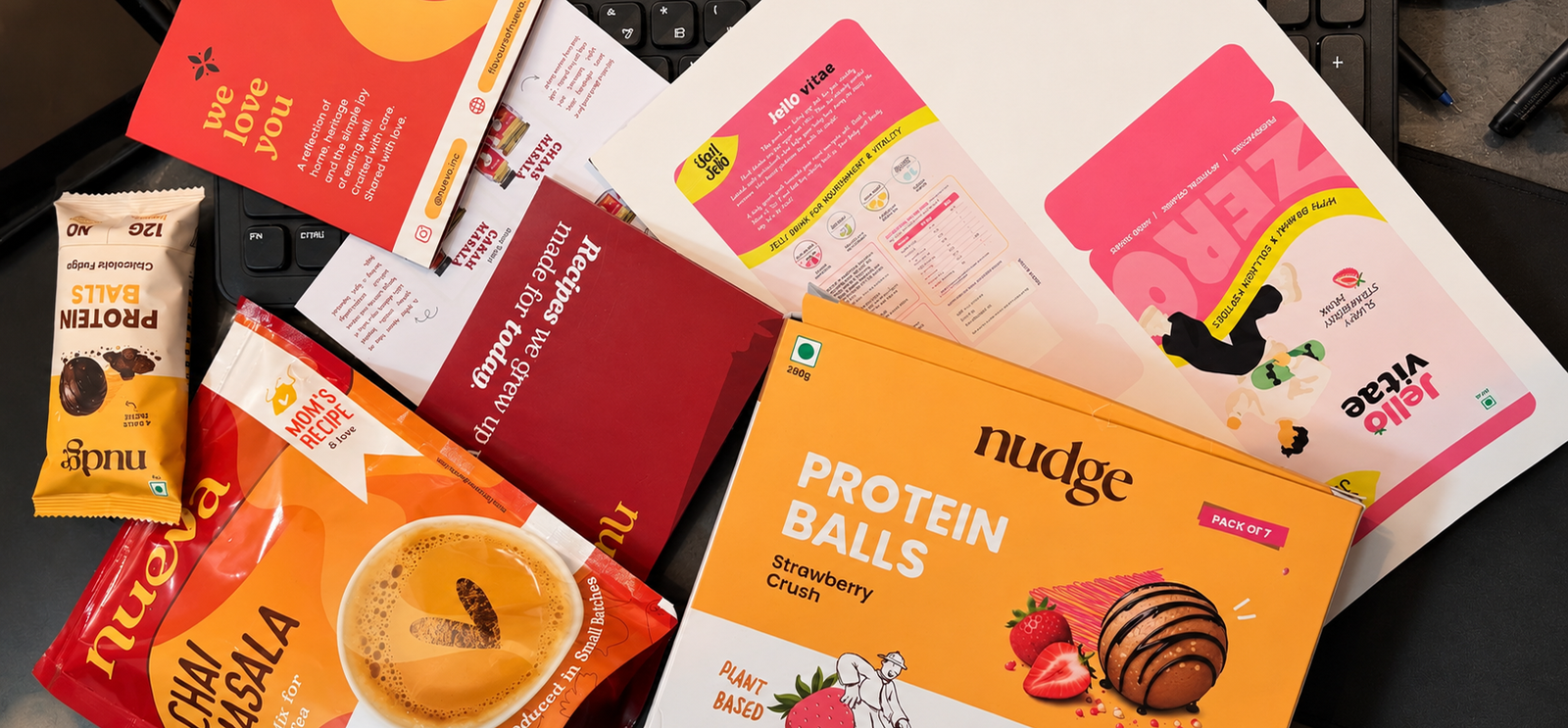 Polished Chai Protein Workspace Study Branding